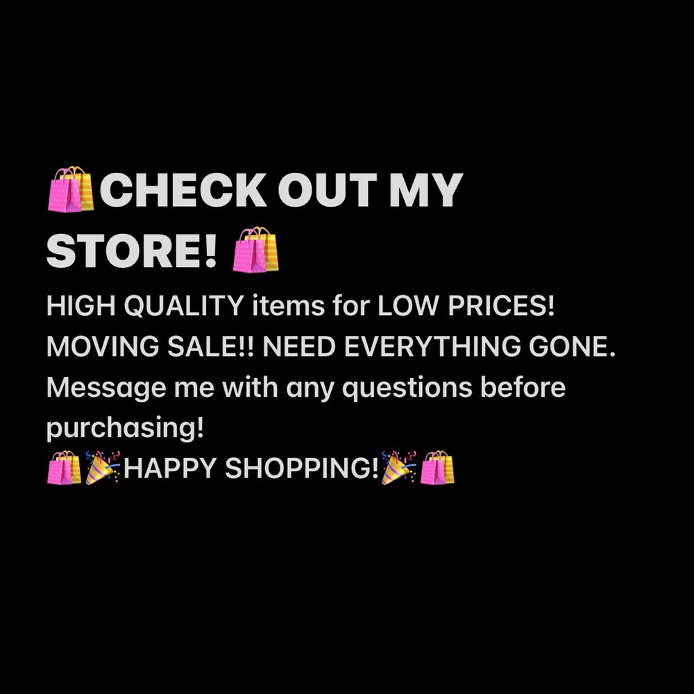 💜🎉🛍MOVING SALE!🛍🎉💜